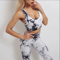 Load image into Gallery viewer, Tie Dye Sportswear Women's Suit Yoga Suit Fitness Suit Comfortable High Waist Stretch Skinny Yoga Pants
