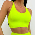 Load image into Gallery viewer, Women Thin Shoulder Beauty Back Breathable Tight Beauty Back Push Up Shock Absorbing Sports Bra
