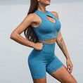 Load image into Gallery viewer, Seamless Yoga Clothes Suit Beauty Back Fitness Clothes Hip Lifting Stretch Yoga Clothes Tight Sportswear Women
