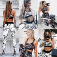 Load image into Gallery viewer, Women Clothing Slim Print Sports Yoga Suit Plus size
