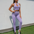 Load image into Gallery viewer, Seamless Yoga Clothes Suit Beauty Back Fitness Clothes Hip Lifting Stretch Yoga Clothes Tight Sportswear Women
