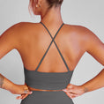 Load image into Gallery viewer, Seamless Back Slimming Moisture Wicking Sports Vest Sports Running Fitness Top Yoga Clothes for Women
